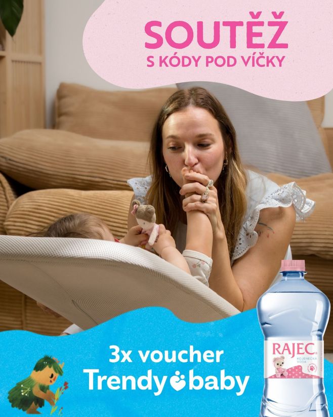 SOUTĚŽ S RAJEC! Vyhraj 1 ze 3 voucherů v hodnotě 50 000 Kč na výbavičku pro miminko 💙 Společně s RAJEC Kojenecká voda...